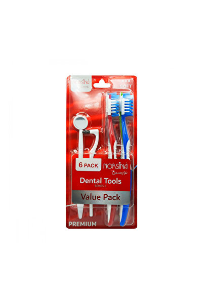 Norsina Nursin Economic Package Toothbrush Set 6 Pieces
