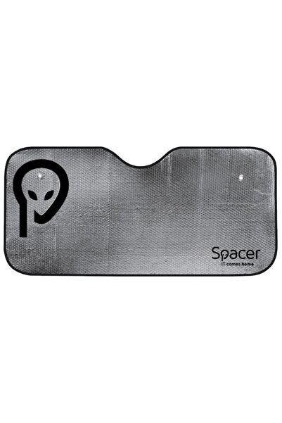 Spacer PARASOLAR auto pentru parbriz, fata dubla, folie din aluminiu, 2 x ven...