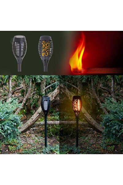 Avex Set 4 lampi solare de gradina tip "Torta" cu 12 LED-uri