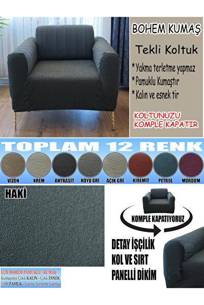 İLYEVTEKSTİLİ BOHEM PAMUKLU KUMAŞ TEKLİ KOMPLE GİYDİRME TEKLİ & BERJER , OLDU...