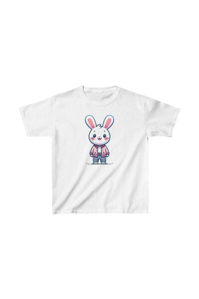 Mariposa Secret Unisex Kids Printed T-Shirt - White