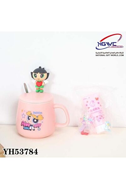 GIFT Powerpuff Girls Ceramic Mug (Buttercup) with Creative Decoration Kit
