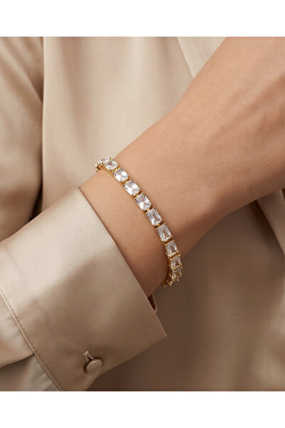XUPING JEWELRY سوار مستطيل الشكل مرصع بحجر الزركون