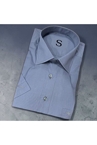 EREN STYLE Linen Classic 100% Cotton Short Sleeve Anti-Sweat Shirt