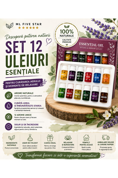 OEM ESSENTIAL OIL 12PCS (RO-V05) (Black-12XOIL)