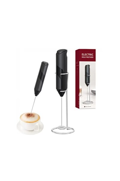 OEM Electric milk frother with vertical stand, powerful motor, stainless stee...