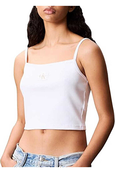 Calvin Klein Γυναικείο Αμάνικο Τοπ Λευκό LV047C908G-YAA