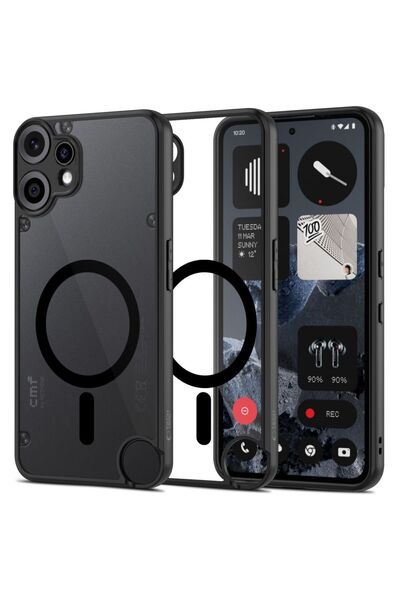 Tech-Protect Husă MagMat MagSafe pentru Nothing CMF Phone 2 Pro Negru/Transpa...