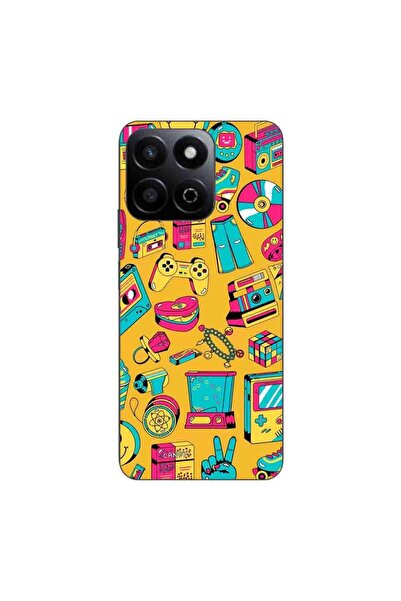 OEM Husa compatibila cu Honor 200 Smart Silicon Gel Tpu Model Pop Art Vintage