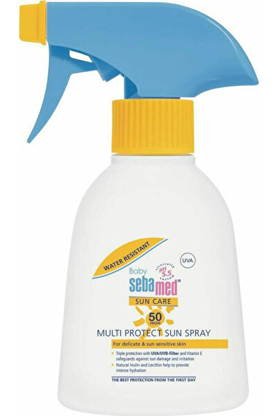 Sebamed Πολυπροστατευτικό Αντηλιακό Σπρέι SPF 50 Αδιάβροχο Βρεφικό Αντηλιακό ...