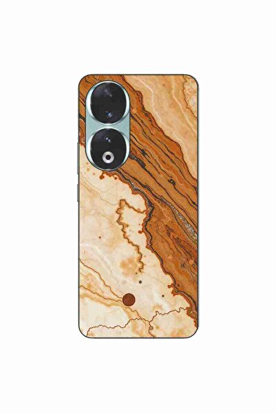 OEM Husa compatibila cu Honor 90 5G Silicon Gel Tpu Model Caramel Marble Dream