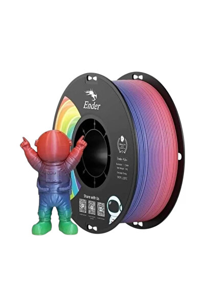 Creality Ender PLA Plus Filament Rainbow (Gökkuşağı) 1.75mm 1kg