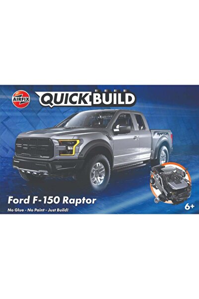 Airfix Construction set, Quickbuild, Ford F-150 Raptor, Grey, 43 pieces