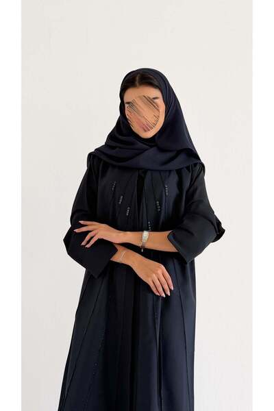 AYA mw2120 عباية كريب أنيقة بقصّة ربع كلوش عصرية
