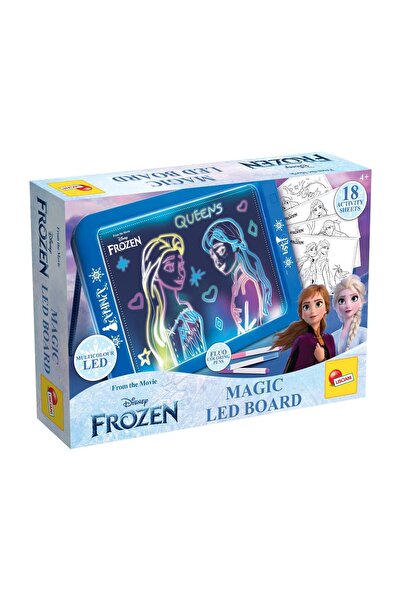 Lisciani Tabla de scris si desenat cu lumini, Lisciani, Frozen