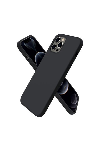 OEM Apple iPhone 12 Pro Case First Silicone - Black