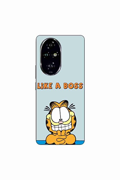 OEM Husa compatibila cu Honor 200 Pro Silicon Gel Tpu Model Garfield Like A Boss