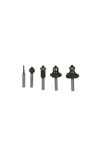 Ryobi 5 pcs profiled router bit set 6mm 5132003828