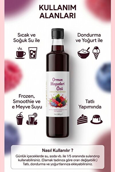 BEYGURME Orman Meyveleri Özü 680gr
