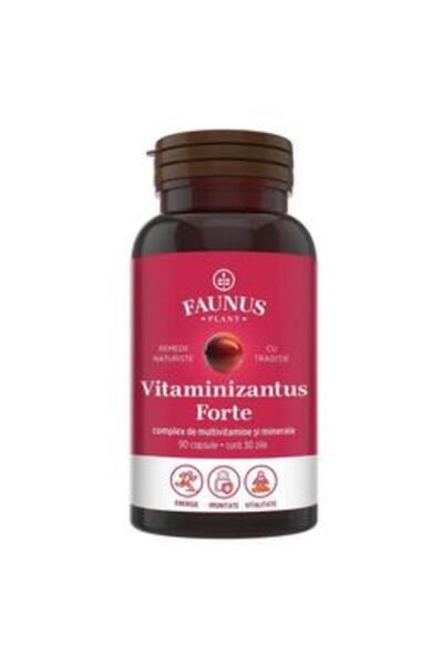 Faunus Plant Capsule cu Multivitamine si Minerale Vitaminizantus Forte - Faun...