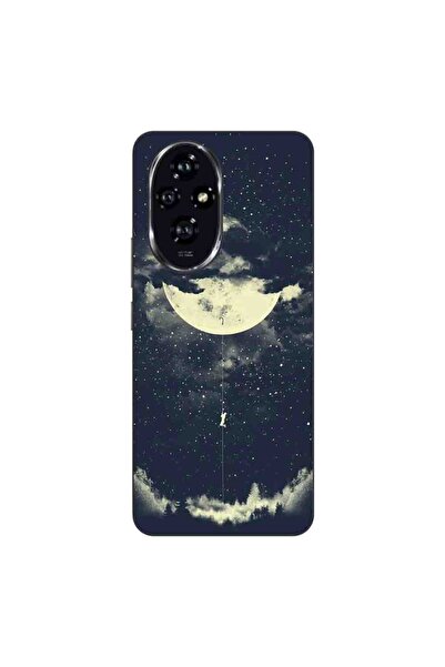 OEM Husa compatibila cu Honor 200 Silicon Gel Tpu Model Moon Climbing