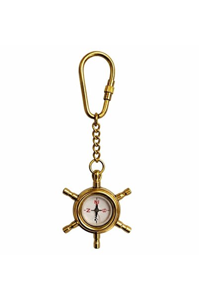Mestore Brass Rudder Keychain 2104B