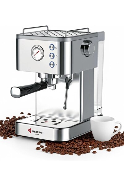 MEBASHI Espresso Coffee Machine - 1.5L, 20 Bar ULKA Italy Pump, Adjustable St...