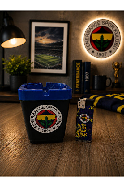 EFA HOME FB Temalı Küllük ve Çakmak Seti
