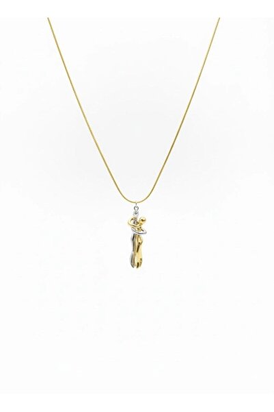 Mestore Steel Wrapped Couple Necklace