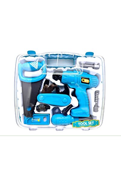 JPT Set de unelte pentru copii cu bormașină și cutie de transport