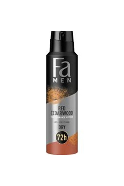 Fa Deodorant Spray Antiperspirant Dry pentru Barbati Red Cedarwood 72h Men, 1...