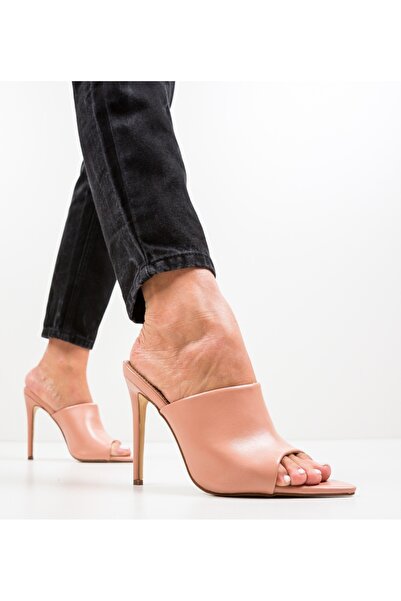 BENOTTİ Mirror Nude women's clogs