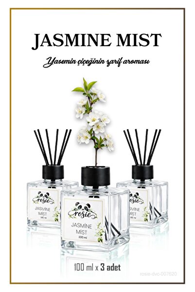 Rosie 3'lü Jasmine Mist - Yasemin Çubuklu Oda Kokusu 100 ml