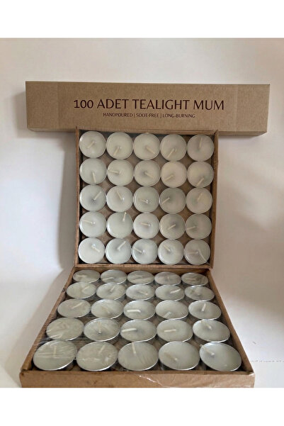 PKR 100 Adet Kokulu Tealight Mum
