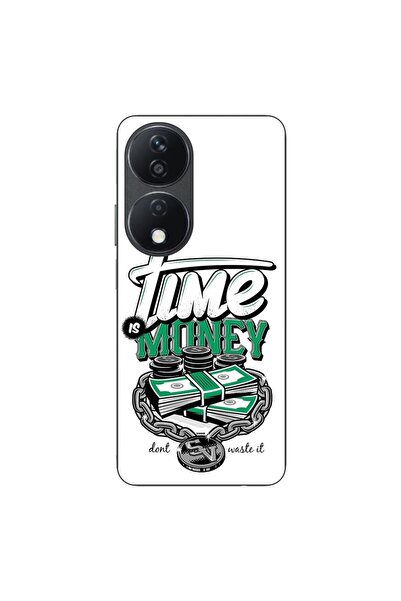 OEM Husa compatibila cu Honor X7b Silicon Gel Tpu Model Mesaj Time Is Money