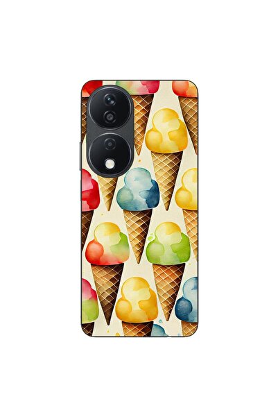 OEM Калъф, съвместим с Honor X7b, силиконов гел TPU модел с десен на сладолед