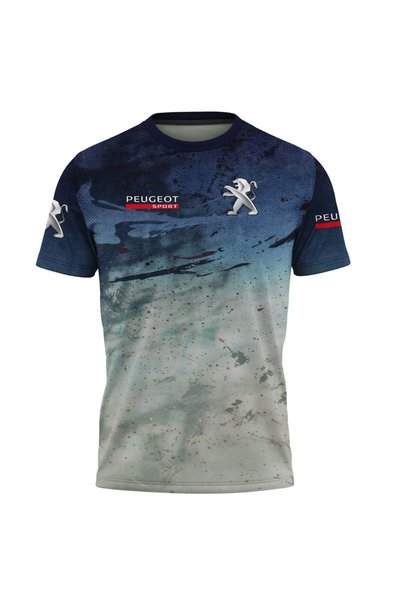 OEM Tricou barbati Peugeot , maneca scurta multicolor D167