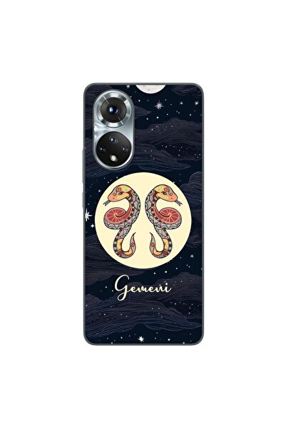 OEM Case compatible with Honor 50 Silicone Gel Tpu Pattern Horoscope Gemini