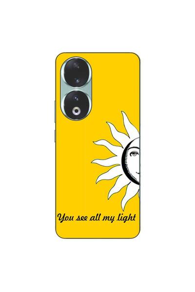 OEM Husa compatibila cu Honor 90 5G Silicon Gel Tpu Model Cupluri Soarele