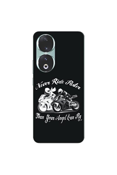 OEM Husa compatibila cu Honor 90 5G Silicon Gel Tpu Model Never Ride Faster