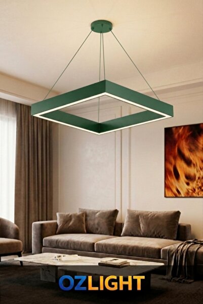 OZLIGHT AYDINLATMA OZLIGHT Kare LED Sarkıt Avize 30x30 cm 32W - 5 Farklı Kasa...