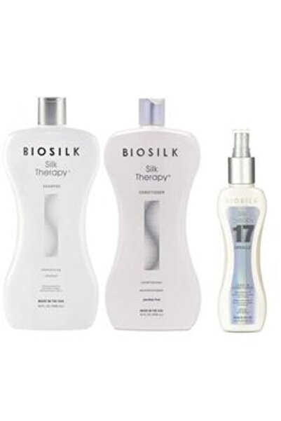 Biosilk Pachet Nutritiv - Farouk Silk Therapy: Sampon 1006 ml, Balsam 1006 ml...