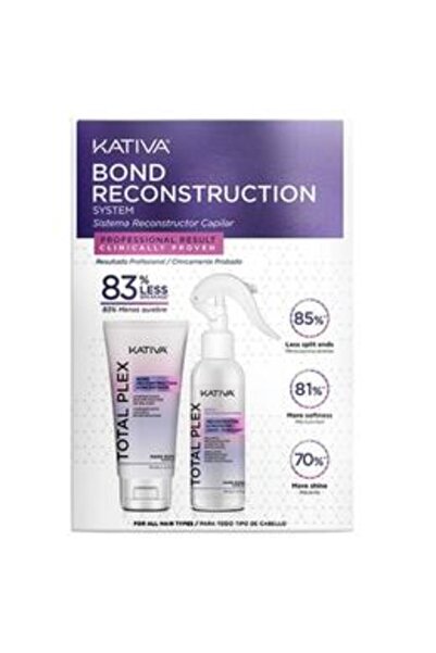 Kativa Kit pentru Reconstruirea si Repararea Fibrei Capilare - Total Plex Bon...
