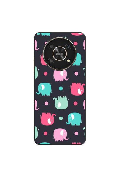 OEM Case compatible with Honor X30 Silicone Gel Tpu Elephant Pattern Model