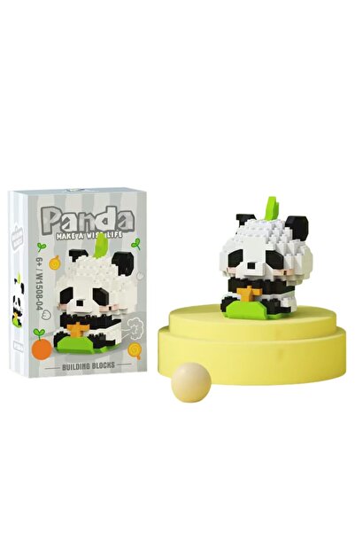 Crocodileskids Set de construcție, Leski, Model Panda în Iarbă, 161 Piese, Mo...