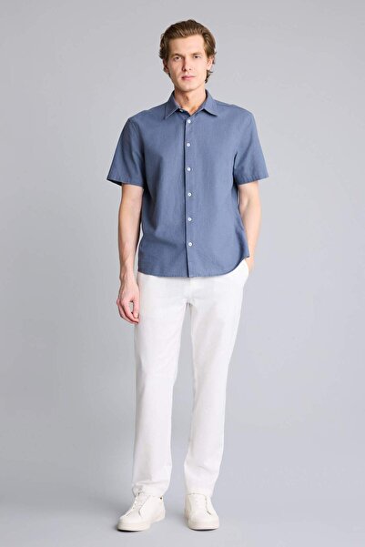 DeFacto Regular Fit Elastic Waist Cotton Trousers D2671Ax26Sm