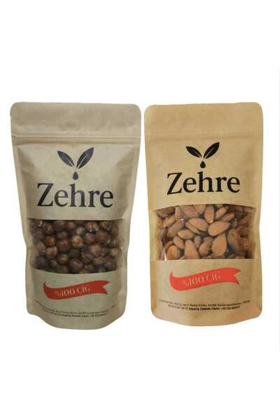 Zehre Çiğ Fındık Içi 250 gr + Çiğ Badem Içi 250 gr