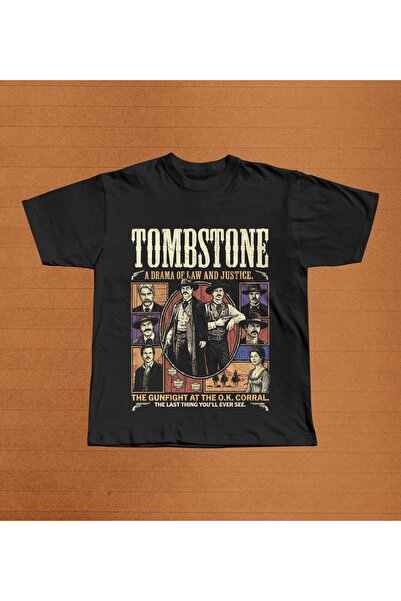 Grafftee Clothing Tricou oversize unisex cu imprimeu Tombstone