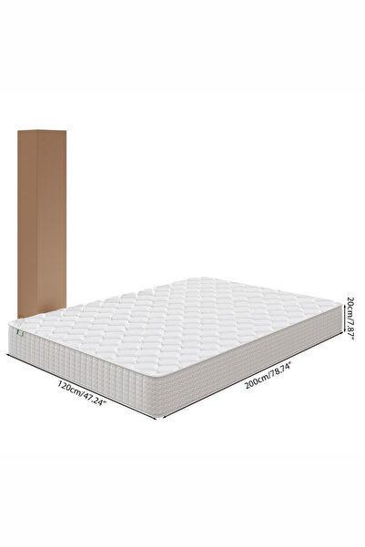 Yanara Pocket Spring Mattress 20cm, High-Resilience, Independent Coils, Breat...