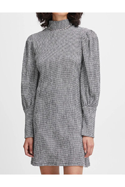 Evendi Rochie scurta, Alb/Negru